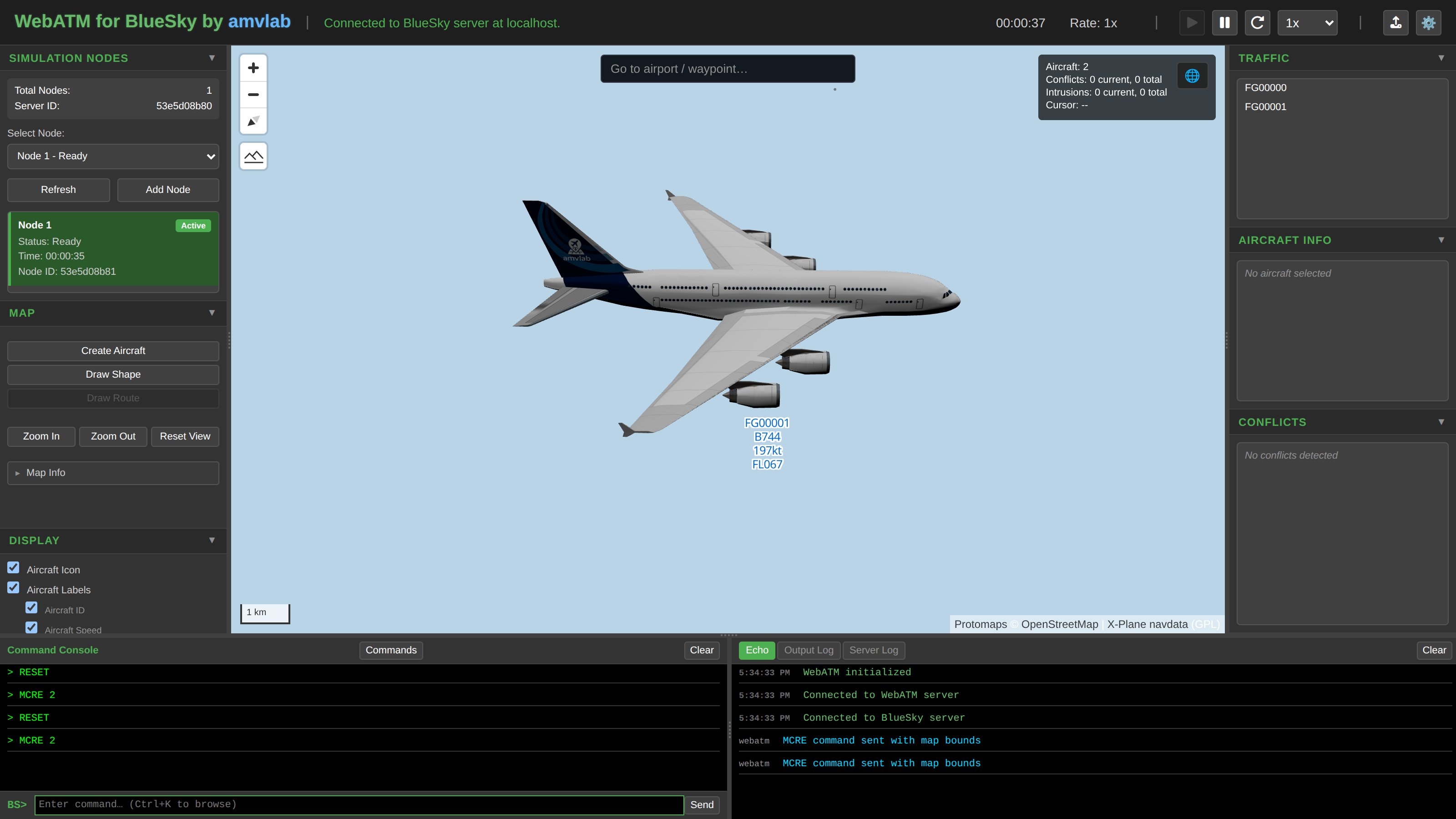 A380 hero over the coast