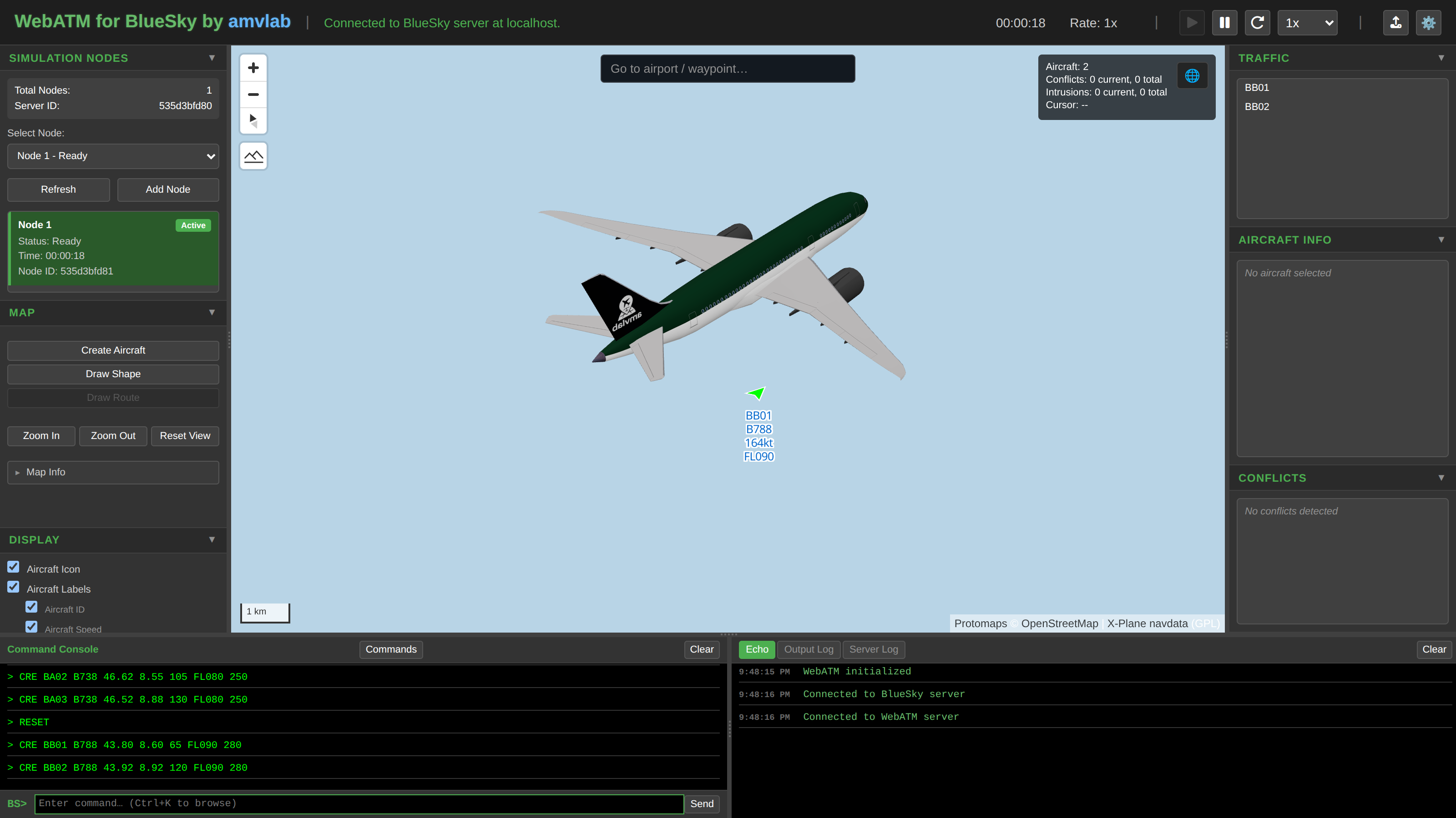 B787 hero, light theme