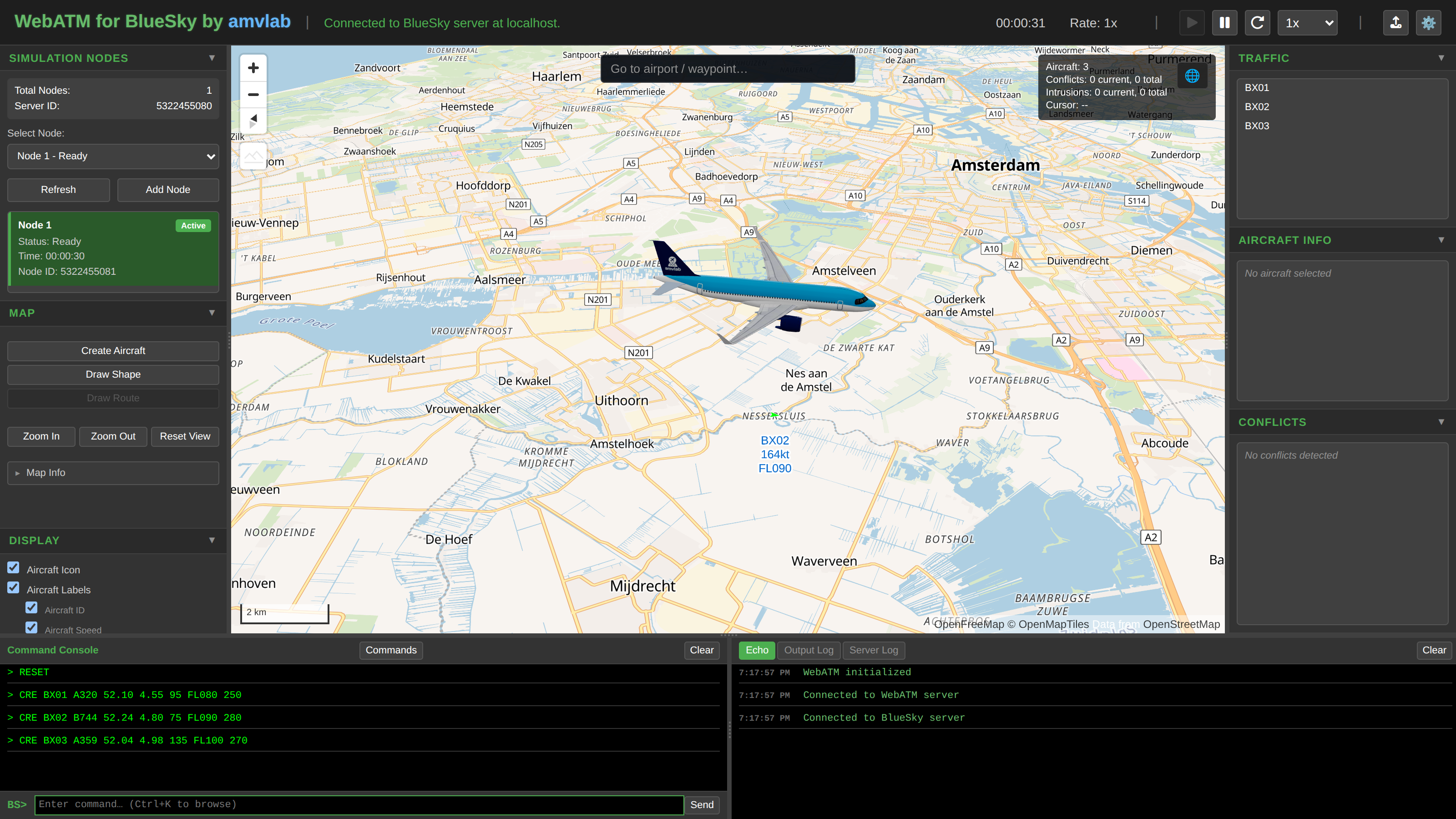 A350 hero on Bright, dark theme