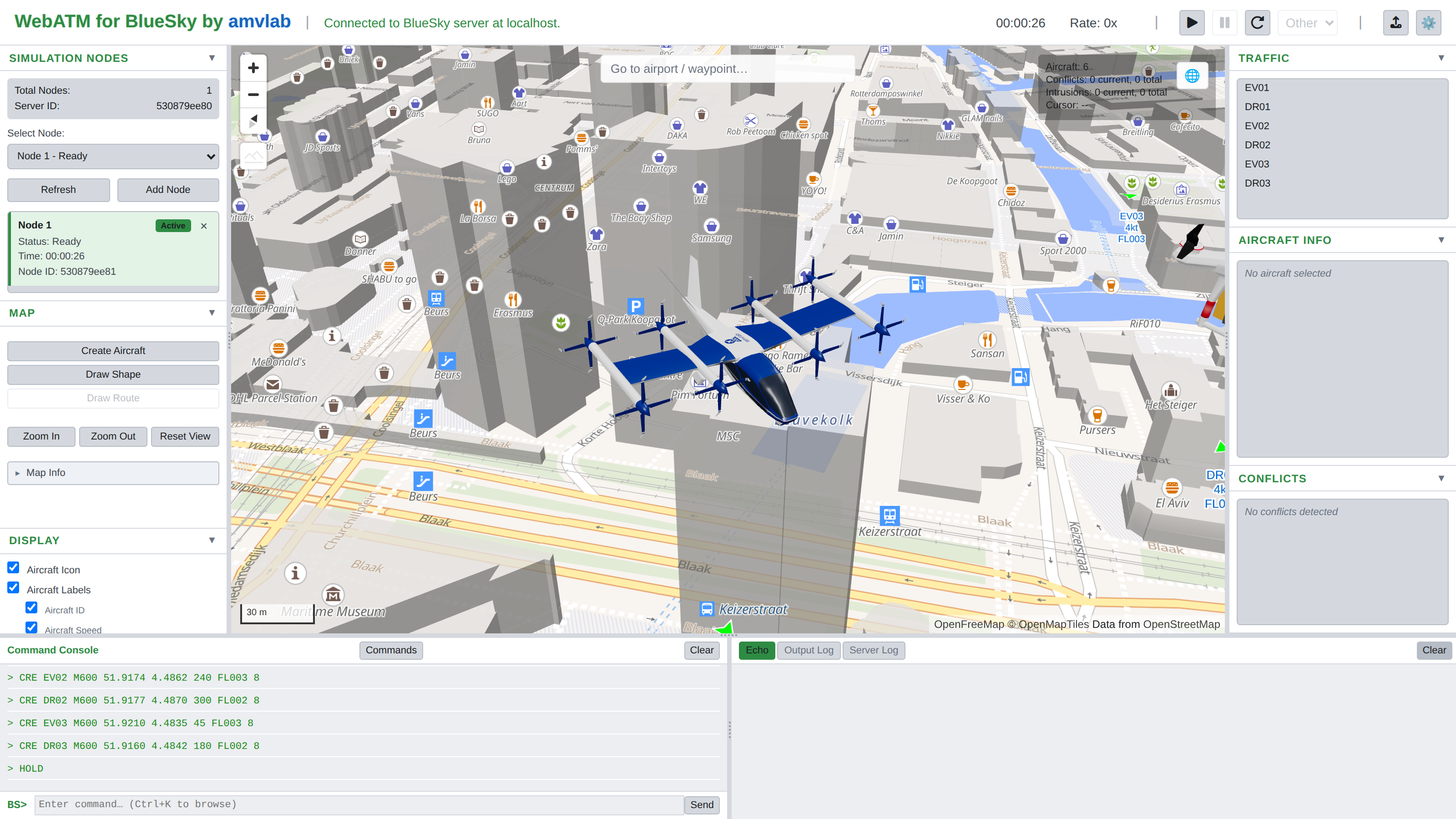 eVTOL close-up, light theme