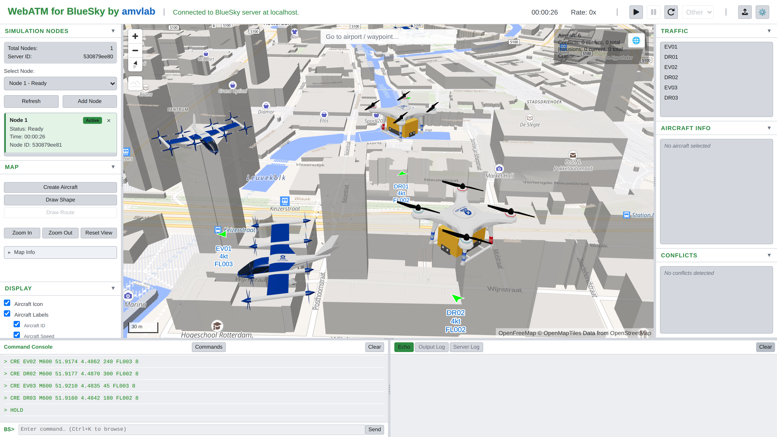 eVTOL and drone swarm